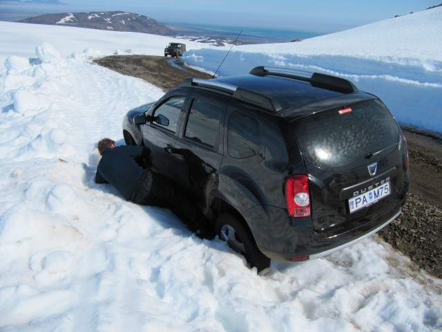 2013 June - Dacia Duster - was generally good on the track/road and used little diesel - just don't test it on soft snow!