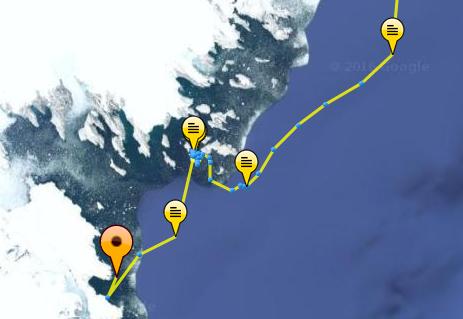iceberg tracker locations up to 7/10/16